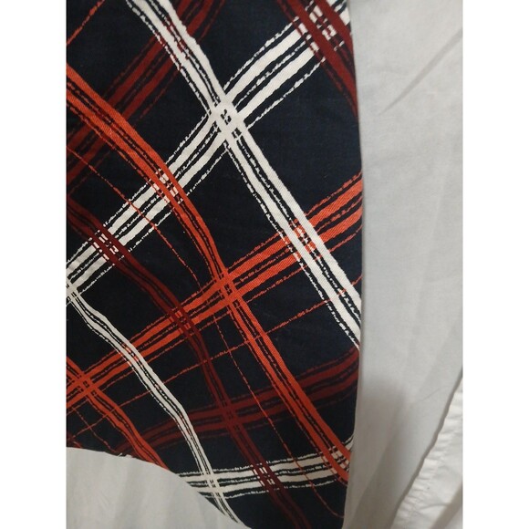 Ann Taylor Loft Multi Plaid Zip-Back A-Line Skirt Size 0p - Picture 2 of 8